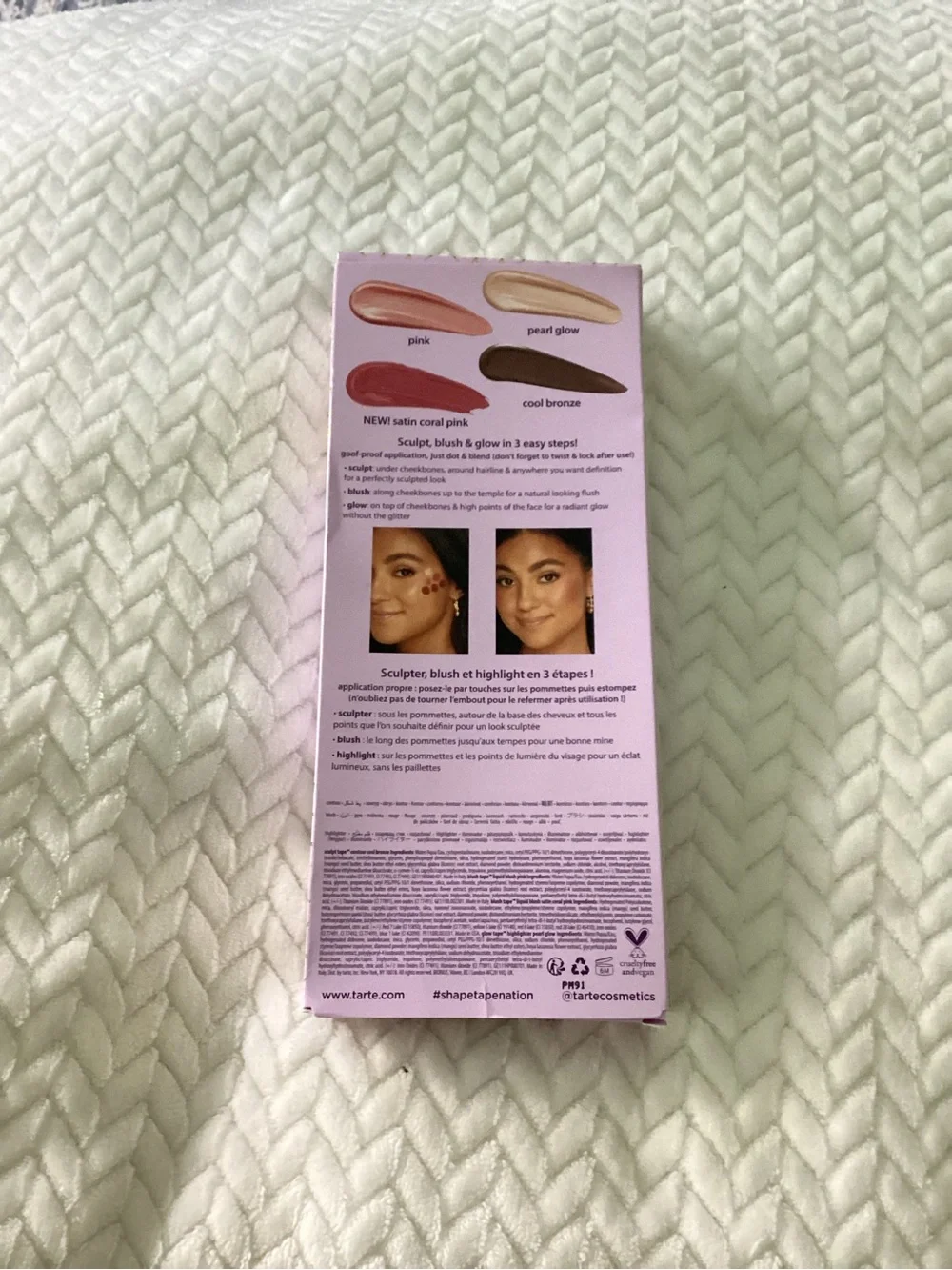 tarte Sculpt & Glow Cheek Set - Pink, Rose, Champagne, Bronze